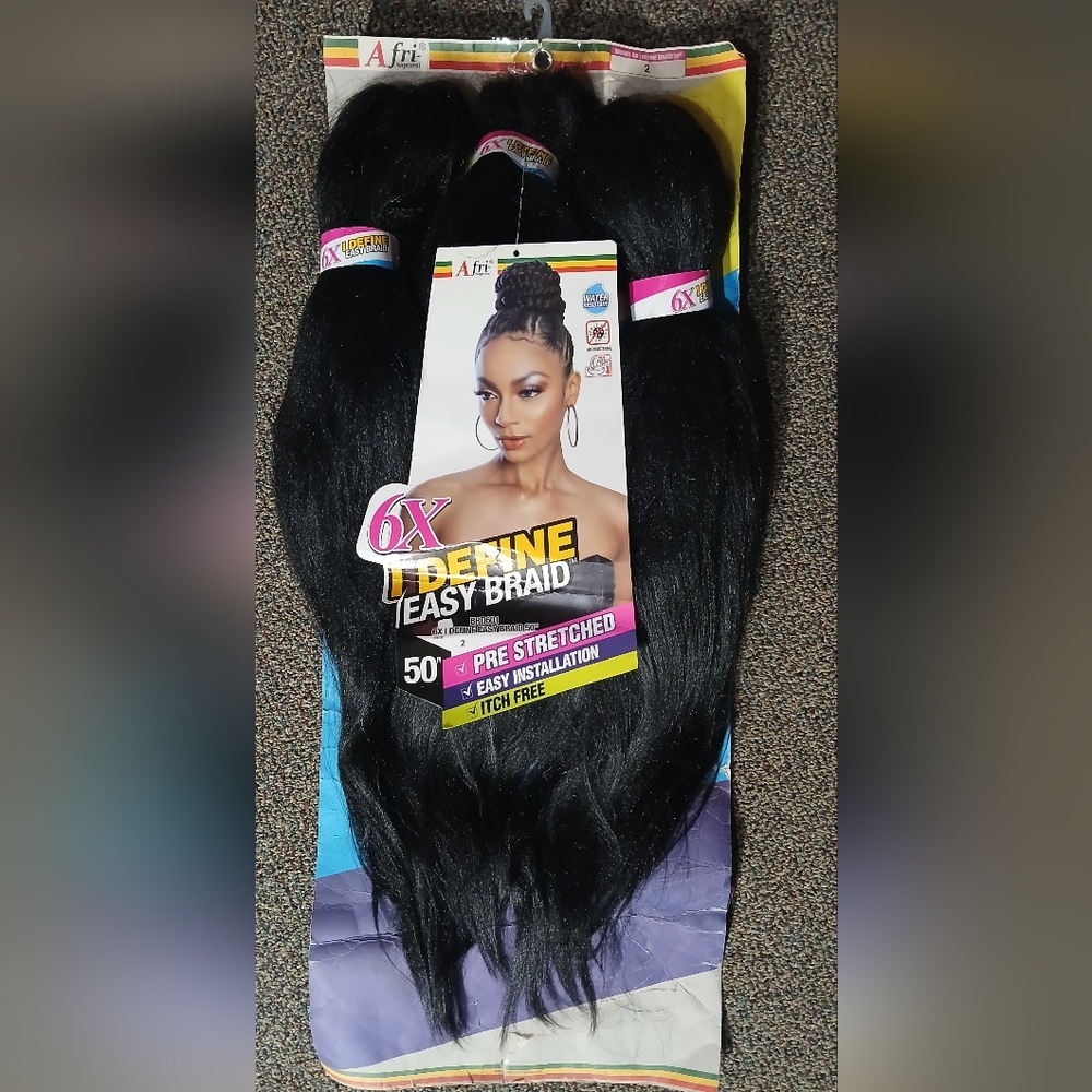Define Easy Braid Hair Extensions - Black
